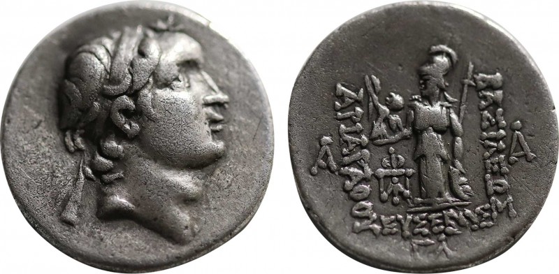 KINGS OF CAPPADOCIA. Ariarathes IV Eusebes (220-163 BC). Drachm. Dated RY 33 (18...