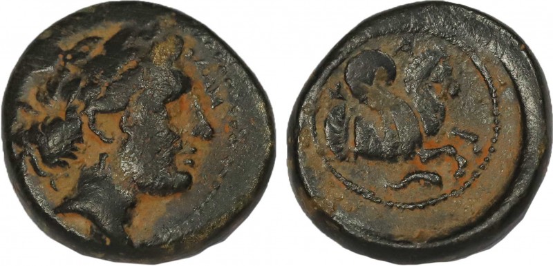 MYSIA. Lampsakos. Ae (4th-3rd centuries BC).
Obv: ΛΑΜ.
Laureate head of female r...