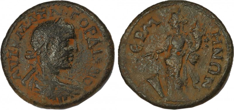 MYSIA. Germe. Gordian III (238-244). Ae.
Obv: AYT K M ATN(sic!) ΓOPΔIANOC.
Laure...