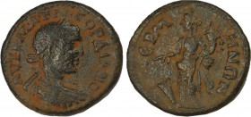 MYSIA. Germe. Gordian III (238-244). Ae.
Obv: AYT K M ATN(sic!) ΓOPΔIANOC.
Laureate, draped and cuirassed bust right.
Rev: ΓEPMHNΩN.
Tyche standing le...