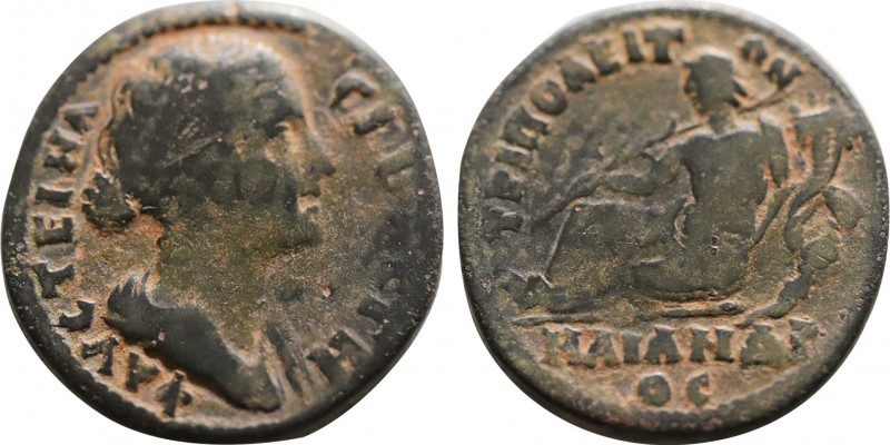 LYDIA. Tripolis. Faustina Junior. Augusta(147-175). Ae. Obv: Draped bust right. ...