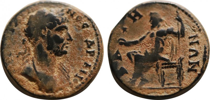 PISIDIA. Bagis. Hadrian(117-138). Obv: ΑΥΤ ΚΑΙ ΤΡΑΙΑΝΟϹ ΑΔΡΙΑΝ Laureate bust of ...