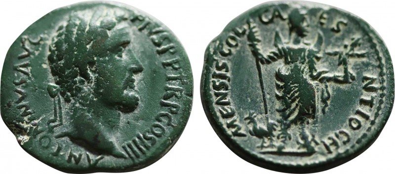 PISIDIA. Antiochia. Antoninus Pius (138-161). Ae.
Obv: ANTONINVS AVG PIVS P P TR...