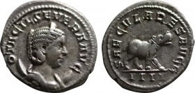 OTACILIA SEVERA (Augusta 244-249). Antoninianus. Rome. Saecular Games/1000th Anniversary of Rome issue.
Obv: OTACIL SEVERA AVG.
Draped bust right, wea...