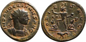 AURELİAN. (270-275). Antoninianus. Rome mint, 5th officina. 8th emission, spring-summer AD 274. Obv: IMP AVRELIANVS AVG, radiate and cuirassed bust ri...