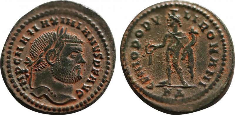 MAXIMIANUS HERCULIUS (286-305). Follis. Kyzikos.
Obv: IMP C M A MAXIMIANVS PF AV...