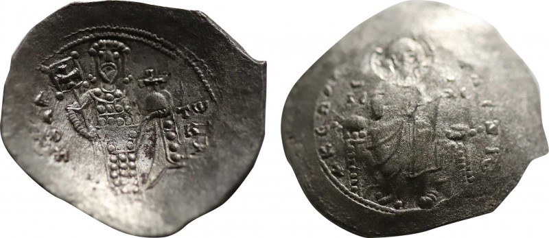 ALEXIUS I COMNENUS (1081-118). Billon-Aspron Trachy. Philippopolis.
Obv: + KЄ BO...