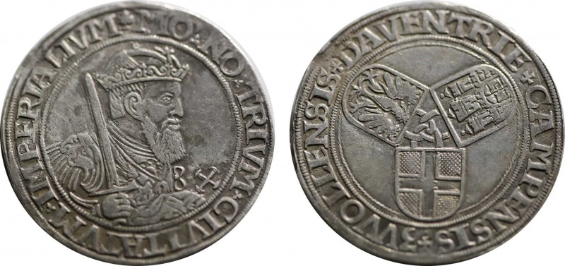 NETHERLANDS. THE THREE RIJKSSTEDEN, (Deventer, Kampen and Zwolle), AR Karolusdaa...