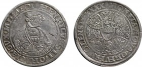 GERMANY. Mecklenburg. Heinrich V (1534-1552). Taler (1540). Grevesmühlen.
Obv: HENRICVS ?EI GRACIA ?VX MEGAPOL.
Mantled bust right.
Rev: MONETA NOVA G...