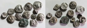 13 Greek Silver Coins.