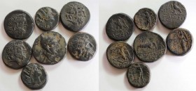 7 Greek Coins Lot