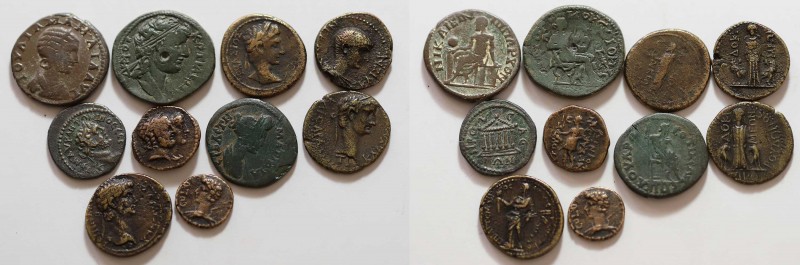 10 Roman Provincial Lot.