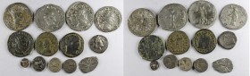 13 Roman Greek Coins Lots.