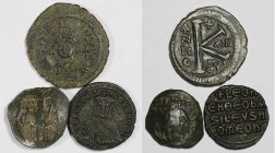 3 Byzantine Coins.
