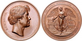 Deutsche Medaillen. 
Brandenburg-Preußen. 
Friedrich Wilhelm IV. 1840-1861. Bronz. Kupfermed. 1846, von Heinrich Lorenz, auf Peter Ch. W. Beuth anlä...