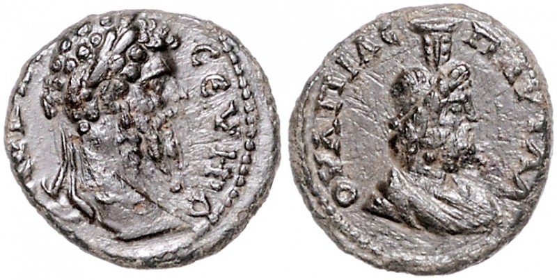 Römische Münzen. 
Kolonien und Provinzen. 
Thrakia/Plautalia, Septimius Severu...