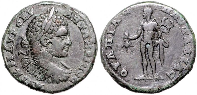 Römische Münzen. 
Kolonien und Provinzen. 
Thrakia/Pautalia, Caracalla, 198-21...