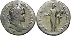 Römische Münzen. 
Kolonien und Provinzen. 
Thrakia/Serdika, Caracalla, 197-217. AE 30, 15,51 g, belorb., Bü. re./Homonoia mit Patera u. Füllhorn n. ...