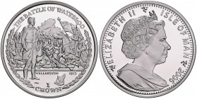 Man. 
12x 1 Crown 2006, Serie "Battles that Changed the World", alle Silber (je 28,28 g 925 f.), Motive: Trojan War, Battle of Arbela, B. of Thapsus,...