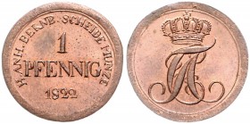 Anhalt/-Bernburg. 
Alexius Friedrich Christian 1796-1834. 1 Pfennig 1822 und Groschen 1822. J.&nbsp;52a&nbsp;u.&nbsp;54a, AKS&nbsp;11&nbsp;u.&nbsp;4....