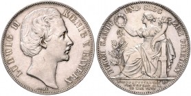 Bayern. 
Ludwig II. 1864-1886. Siegestaler 1871. Jaeger&nbsp;110, AKS&nbsp;188, Kahnt&nbsp;132. . 

winz. Rf., ss-vz
