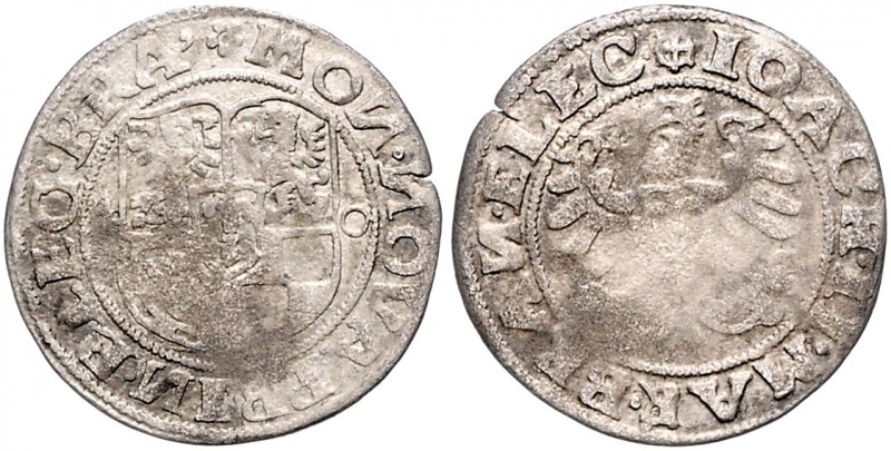 Brandenburg/-Preußen. 
Joachim II. 1535-1571. Groschen 1540, Berlin, Mmst. Paul...