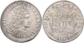Brandenburg/-Preußen. 
Friedrich III. 1688-1701. Gulden 1690 BH (Minden). . 

winziger Rf., fast vorzüglich
