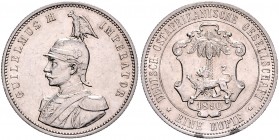 Deutsch-Ostafrika. 
1 Rupie 1890. Jaeger&nbsp;713. . 

ss-f. vz