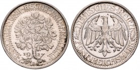 5 Reichsmark 1927 A, Kursmünze Eichbaum\b0. Jaeger&nbsp;331. . 

ss