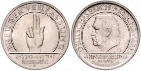 5 Reichsmark 1929 E, Verfassung\b0. Jaeger&nbsp;341. . 

vz/ss