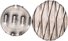 Sammlungen, Lots. 
Konvolut von ca. 93 Stück offiziell entwerteter DM-Münzen (durch Überwalzung, sog. Schreddergeld), dabei Nominale von 50 Pf. bis 5...
