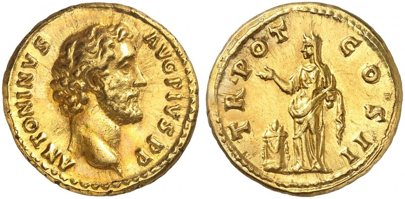 RÖMISCHE MÜNZEN. RÖMISCHE KAISERZEIT. Antoninus Pius Augustus, 138 - 161. 
Aure...