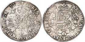 EUROPA. BELGIEN. - BRABANT. Albert und Isabella, 1598-1621. 
Patagon o. J., Antwerpen.
Dav. 4432, Delm. 254 ss