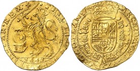 EUROPA. - FLANDERN. Philipp IV. von Spanien, 1621-1665. 
Souverain d'or 1648, Antwerpen.
Friedb. 227, Delm. 561 Gold l. gewellt, Rdf., ss