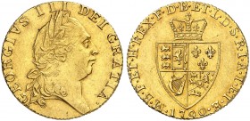 EUROPA. ENGLAND. George III., 1760-1820. 
Guinea 1790.
Friedb. 356, S. 3729, Schlumb. 34 Gold f. vz
