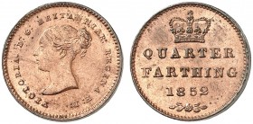 EUROPA. ENGLAND. Victoria, 1837-1901. 
1/4 Farthing 1852.
S. 3953 vz - St