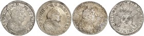EUROPA. FRANKREICH. - Königreich. Louis XIV., 1643-1715. 
Lot von 3 Stück: 1/2 Écu aux insignes 1701, A - Paris, D - Lyon, P - Dijon.
Dupl. 1534 B, ...