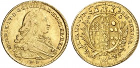 EUROPA. - NEAPEL UND SIZILIEN. Ferdinando IV. di Borbone, 1759-1816. 
6 Ducati 1770.
Friedb. 849, Fabrizi 357/1, Gigante 18, Schlumb. 489 Gold justi...