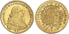 EUROPA. - NEAPEL UND SIZILIEN. Ferdinando IV. di Borbone, 1759-1816. 
6 Ducati 1771 (aus 1770).
Friedb. 849, Fabrizi 357/2, Gigante 19, Schlumb. 490...
