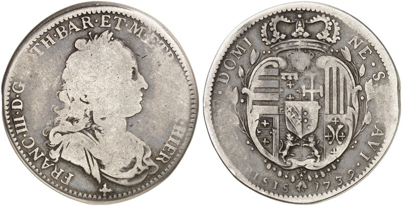 EUROPA. - TOSKANA. Franz II. (III.) von Lothringen, 1737-1765. 
1/2 Francescone...