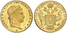 Ferdinand I., 1835-1848. 
Ein siebtes Exemplar.
Gold vz - St / St