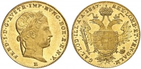 Ferdinand I., 1835-1848. 
Ein achtes Exemplar.
Gold vz - St / St