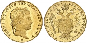 Ferdinand I., 1835-1848. 
Ein neuntes Exemplar.
Gold vz - St / St