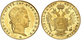 Ferdinand I., 1835-1848. 
Ein elftes Exemplar.
Gold vz - St / St