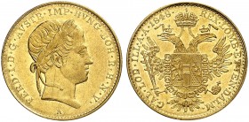 Ferdinand I., 1835-1848. 
Ein fünftes Exemplar.
Gold vz