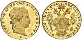 Ferdinand I., 1835-1848. 
Ein drittes Exemplar.
Gold f. St