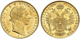 Franz Joseph I., 1848-1916. 
Ein neuntes Exemplar.
Gold vz / vz - St