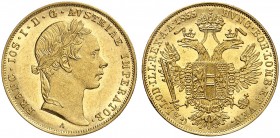 Franz Joseph I., 1848-1916. 
Ein elftes Exemplar.
Gold vz / vz - St