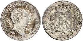 BAYERN. Maximilian IV. (I.) Joseph, 1799-1825. 
6 Kreuzer 1806.
AKS 51, J. 2 ss / vz
