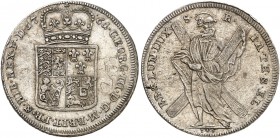 BRAUNSCHWEIG - CALENBERG - HANNOVER. Georg III., 1760-1820. 
Taler 1761, Clausthal, Ausbeute der Grube St. Andreas.
Dav. 2104, Welter 2802, Müs. 10....
